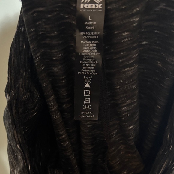 Women’s- RBX Charcoal Heather Leggings - Picture 2 of 3